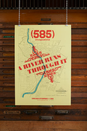 585 Magazine A River Runs Through It Poster