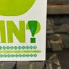 59 Again? Birthday Letterpress Greeting Card