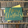 Merry Christmas Foil Stamped Letterpress Card