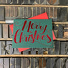 Merry Christmas Foil Stamped Letterpress Card