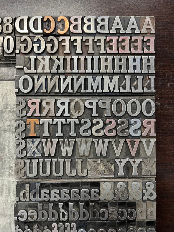 60 pt. Foster Metal Letterpress Type