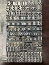 60 pt. Foster Metal Letterpress Type