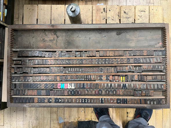 6 Line Gothic Bold Wood Type _ Hamilton Mfg.