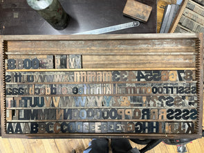 10 Pica Gothic Bold Wood Type - Hamilton Mfg.