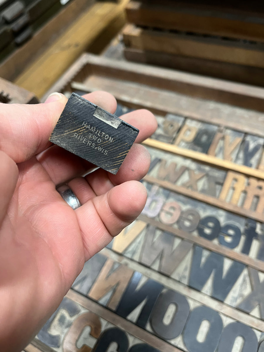 10 Pica Gothic Bold Wood Type - Hamilton Mfg. – Type High Letterpress