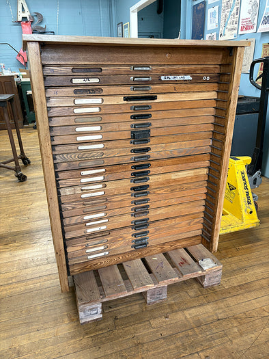 Hamilton Wood Type Cabinet