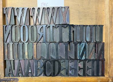 Lot 101 - 15 Pica DeVinne Wood Type