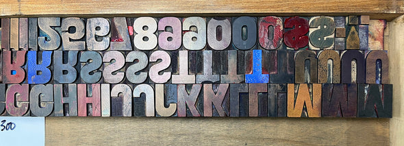 Lot 106 - 8 Pica Gothic Bold Wood Type