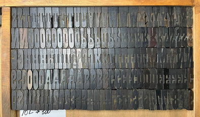 Lot 113 - 10 Pica French Clarendon No.2 Wood Type