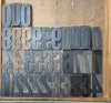 Lot 136 Lot of 20 Pica Wood Type Numbers