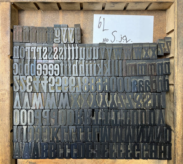 Lot 139 6 Pica Clarendon Wood Type