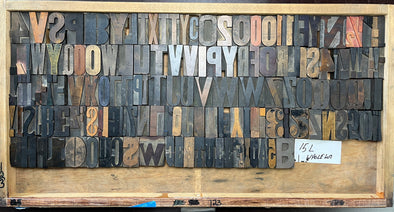 Lot 141 15 Pica Odd Lot Wood Type