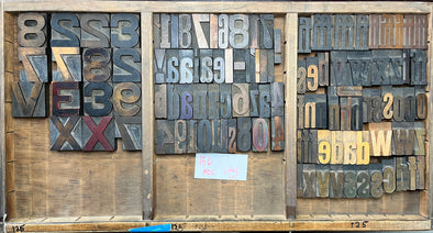 Lot 142 15 Pica Odd Lot Wood Type