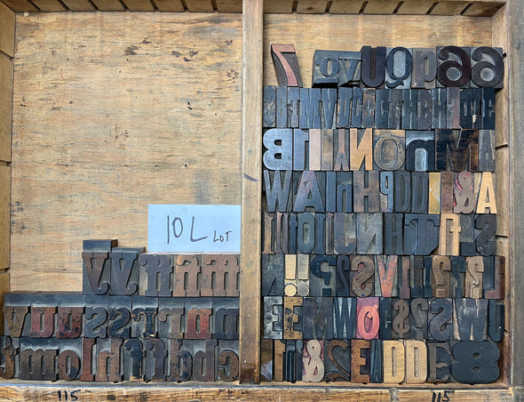 Lot 144 10 Pica Odd Lot Wood Type