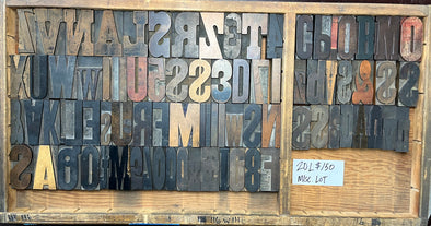 Lot 151 - 20 Pica Odd Lot Wood Type