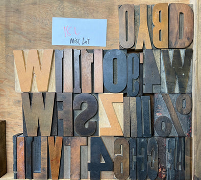 Lot 152 - 18 Pica Line Odd Lot Wood Type