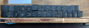 Lot 155 - 6 Pica Rounded Gothic Wood Type