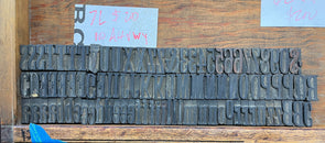 Lot 166 - 7 Pica Clarendon Wood Type