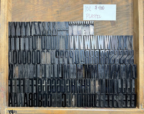 Lot 17 10 Pica Resin Letterpress Type