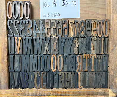 Lot 19 10 Line Slab Serif