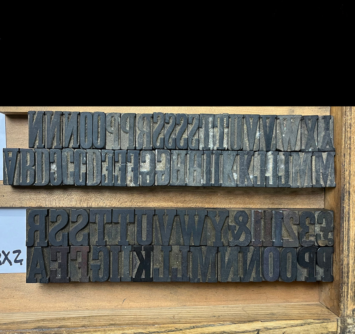 Lot 28 6 Pica Slab Serif Wood Type - 2 Sets – Type High Letterpress