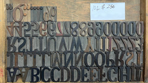 Lot 39 10 Pica Slab Serif Wood Type