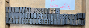 Lot 58 - 4 Pica Gothic Condensed Wood Type