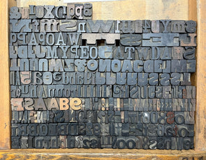 Lot 68 - 4 Pica Odd Lot Wood Type