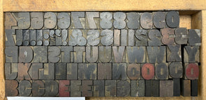 Lot 71 - 5 Pica Gothic Bold Wood Type