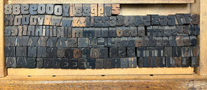 Lot 75 - 3 Pica Gothic Bold Wood Type