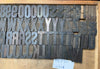 Lot 91 - 15 Pica Gothic Bold Wood Type Set