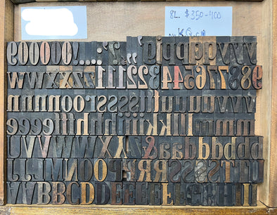 Lot 96 - 8 Pica Slab Serif Wood Type