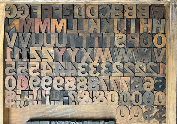 Lot 09 8 Pica SanSerif Wood Type