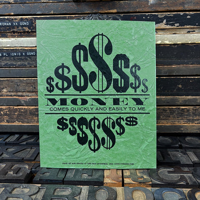 Money Comes Quickly 8 x 10 Print