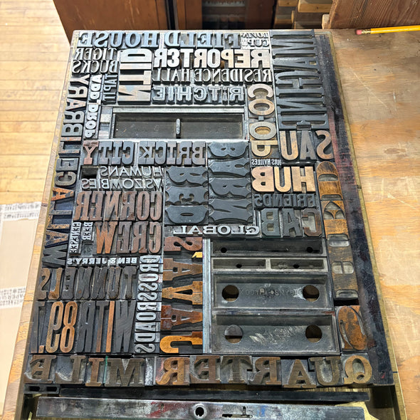 Life at RIT Letterpress Poster – Type High Letterpress