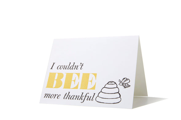 Bee Thankful - Thank You Card