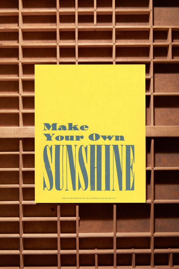 Make Your Own Sunshine 8 x 10 Print