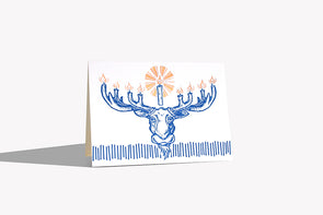 Moose-nora Letterpress and Foil Stamped Card