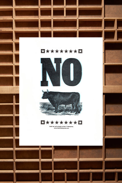 No Bull 10 x 13 Print