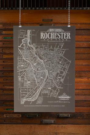 Rochester New York 1872 Map Print 14 x 20