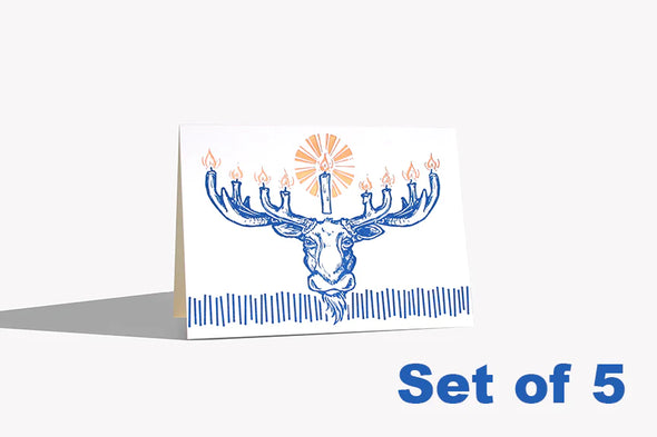 Moose-nora Letterpress and Foil Stamped Card